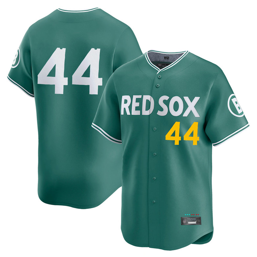 B.Red Sox #44 Aroldis Chapman Player Green City Connect Limited Home Game Ddoa Stitched Jerseys