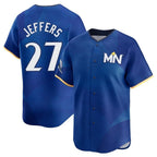 M.Twins #27 Ryan Jeffers Player Royal City Connect Limited Home Ddoa Stitched Jerseys