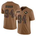 C.Browns #94 Mason Graham Player Brown Salute to Service Limited Home Game Ddoa Stitched Jerseys