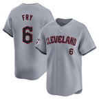 C.Guardians #6 David Fry Player Gray Road Limited Home Ddoa Stitched Jerseys