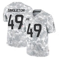 D.Broncos #49 Alex Singleton Player Arctic Camo Salute To Service Limited Ddoa Stitched Jerseys