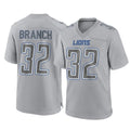 D.Lions #32 Brian Branch Player Gray Atmosphere Fashion Home Game Ddoa Stitched Jerseys
