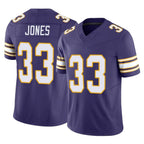 M.Vikings #33 Aaron Jones Sr. Player Purple Limited Classic Vapor F.U.S.E. Home Game Ddoa Stitched Jerseys