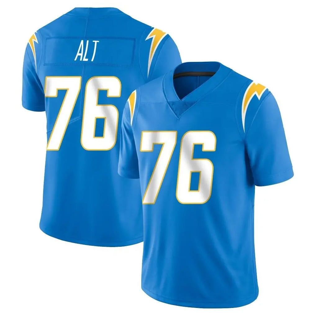 LA.Chargers #76 Joe Alt Player Blue Limited Vapor Untouchable Home Game Ddoa Stitched Jerseys