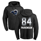 LA.Rams #84 Colby Parkinson Player Black Pullover Hoodie Limited Game Ddoa Stitched Jerseys