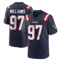 NE.Patriots #97 Milton Williams Player Navy Home Game Ddoa Stitched Jerseys