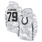 IN.Colts #79 Bernhard Raimann Player Arctic Camo Salute to Service Hoodies Limited Game Ddoa Stitched Jerseys