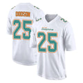M.Dolphins #25 Tyrel Dodson Player White Fashion Home Game Ddoa Stitched Jerseys