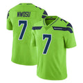 S.Seahawks #7 Uchenna Nwosu Player Green Limited Color Rush Home Game Ddoa Stitched Jerseys