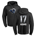 LA.Rams #17 Davante Adams Player Black Pullover Hoodie Limited Game Ddoa Stitched Jerseys