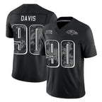 P.Eagles #90 Jordan Davis Player Black Limited 2026 Salute to Service Home Game Ddoa Stitched Jerseys