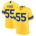 LA.Rams #55 Braden Fiske Player Gold Classic Sol Home Game Ddoa Stitched Jerseys