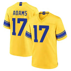 LA.Rams #17 Davante Adams Player Gold Classic Sol Home Game Ddoa Stitched Jerseys