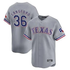 T.Rangers #36 Wyatt Langford Player Gray Home Limited Ddoa Stitched Jerseys