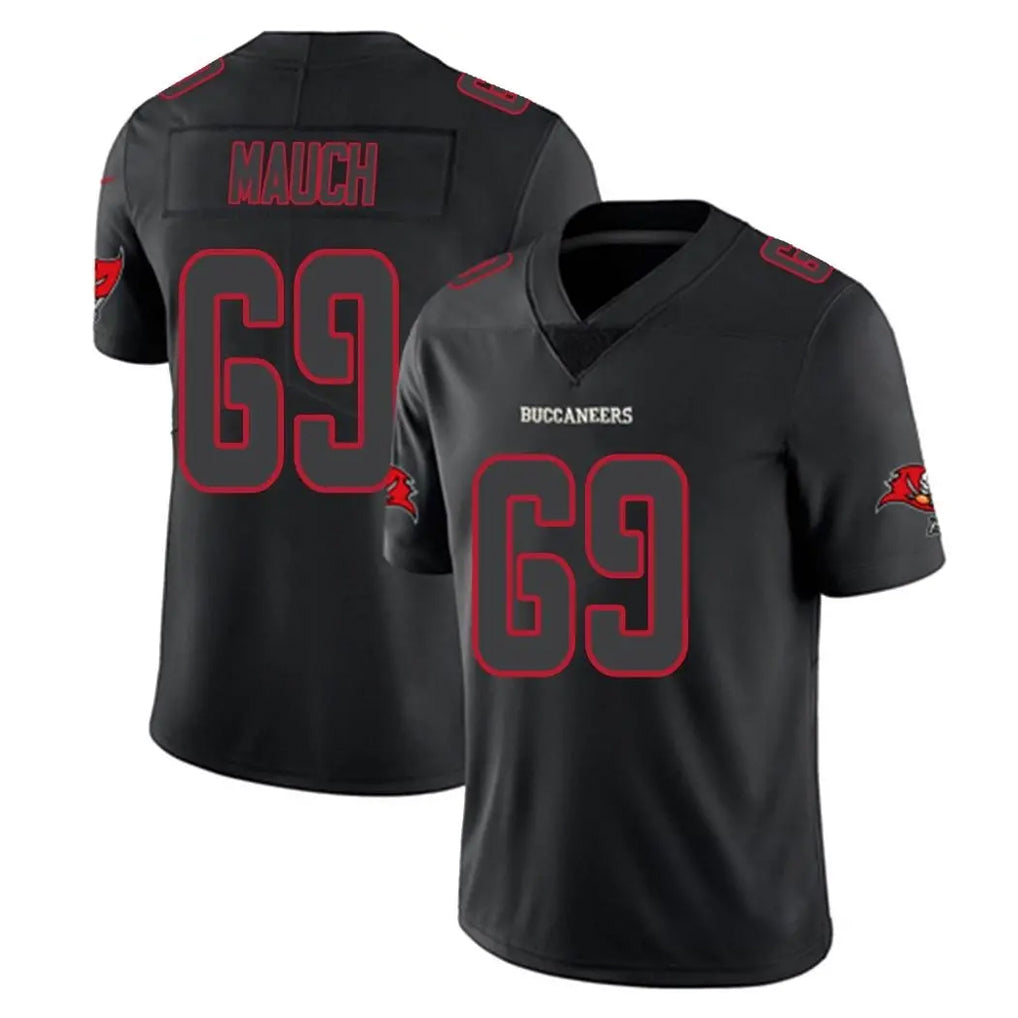 TB.Buccaneers #69 Cody Mauch Player Black Impact Limited Home Game Ddoa Stitched Jerseys