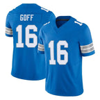 D.Lions #16 Jared Goff Player Blue Limited Vapor F.U.S.E. Alternate Home Game Ddoa Stitched Jerseys