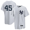 NY.Yankees #45 Gerrit Cole Player White Game Home Ddoa Stitched Jerseys
