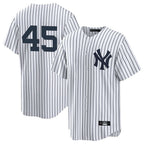 NY.Yankees #45 Gerrit Cole Player White Game Home Ddoa Stitched Jerseys