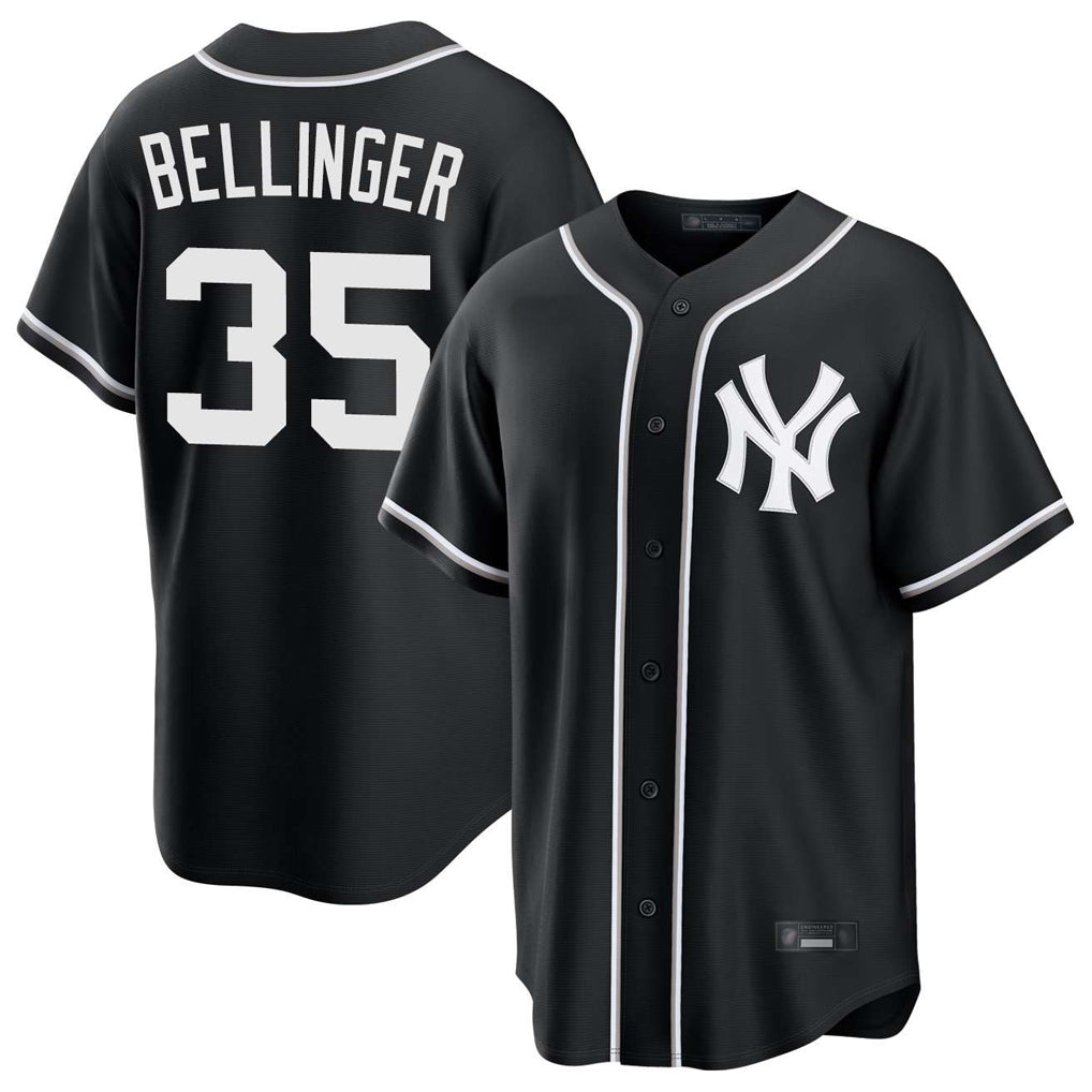 NY.Yankees #35 Cody Bellinger Player Black Out Game Ddoa Stitched Jerseys