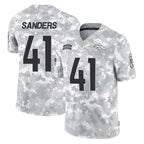 D.Broncos #41 Drew Sanders Player Arctic Camo Salute To Service Limited Ddoa Stitched Jerseys