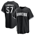 A.Diamondbacks #57 Eduardo Rodriguez Player Black Game Home Ddoa Stitched Jerseys