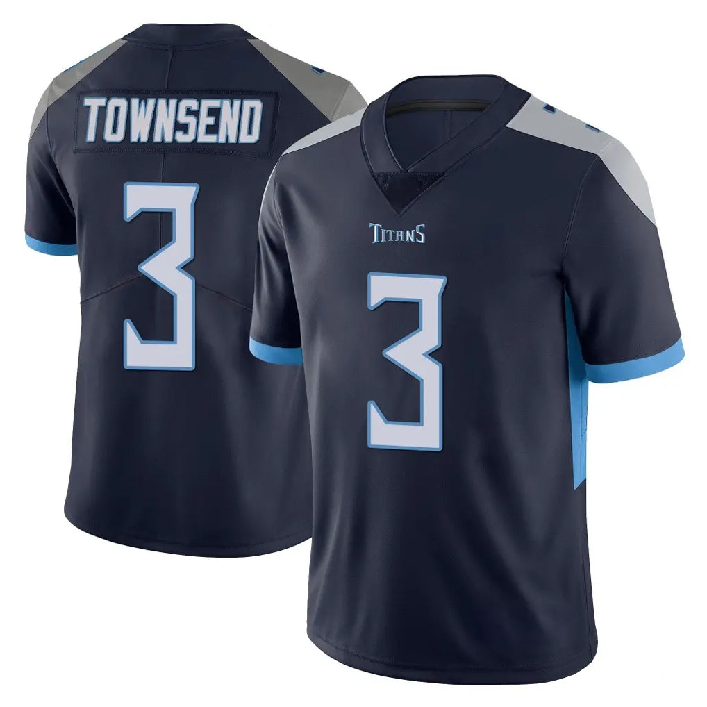 T.Titans #3 Tommy Townsend Player Navy Limited Vapor Untouchable Home Game Ddoa Stitched Jerseys