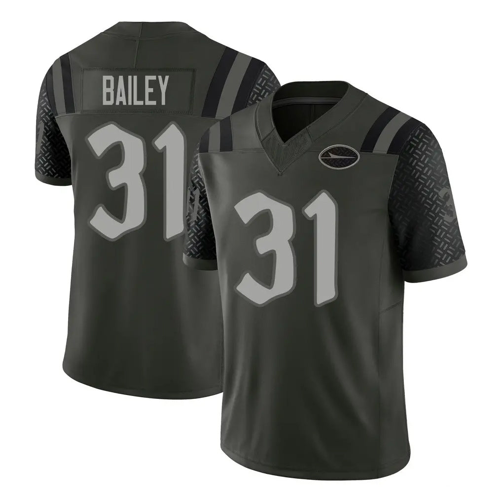 NY.Jets #31 David Bailey Player Green Limited 2025 Rivalries Collection Home Game Ddoa Stitched Jerseys