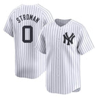 NY.Yankees #0 Marcus Stroman Player White Limited Home Ddoa Stitched Jerseys