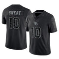 A.Cardinals #10 Josh Sweat Player Black RFLCTV Limited Home Game Ddoa Stitched Jerseys