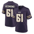 MN.Vikings #61 Jalen Redmond Player Purple 2026 Rivalries Collection Home Game Ddoa Stitched Jerseys
