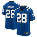 IN.Colts #28 Jonathan Taylor Player Royal Alternate Indiana Nights Home Game Ddoa Stitched Jerseys