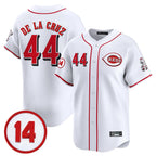 C.Reds #44 Elly De La Cruz Player White Vapor Premier Limited Home Ddoa Stitched Jerseys