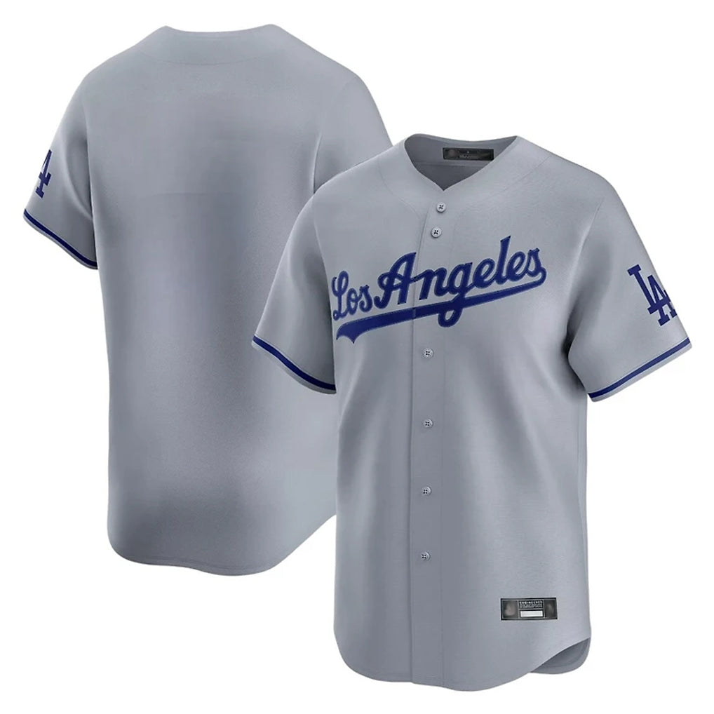 LA.Dodgers ## Dodgers Blank Player Gray Limited Game Ddoa Stitched Jerseys
