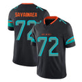 M.Dolphins #72 Jonah Savaiinaea Player Black Limited Pitch Rivalries Collection Home Game Ddoa Stitched Jerseys