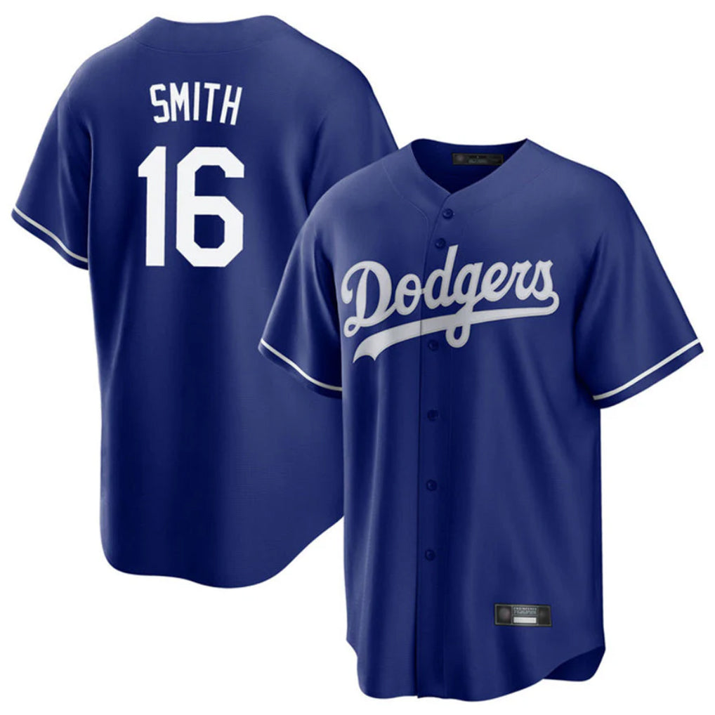 LA.Dodgers #16 Will Smith Player Royal Game Ddoa Stitched Jerseys