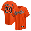 B.Orioles #29 Samuel Basallo Player Orange Home Game Ddoa Stitched Jerseys