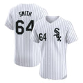 C.White Sox #64 Shane Smith Player White Stripe Limited Elite Home Ddoa Stitched Jerseys