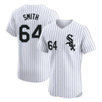C.White Sox #64 Shane Smith Player White Stripe Limited Elite Home Ddoa Stitched Jerseys