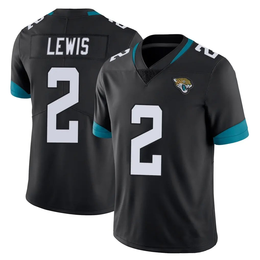 J.Jaguars #2 Jourdan Lewis Player Black Vapor Untouchable Limited Home Game Ddoa Stitched Jerseys