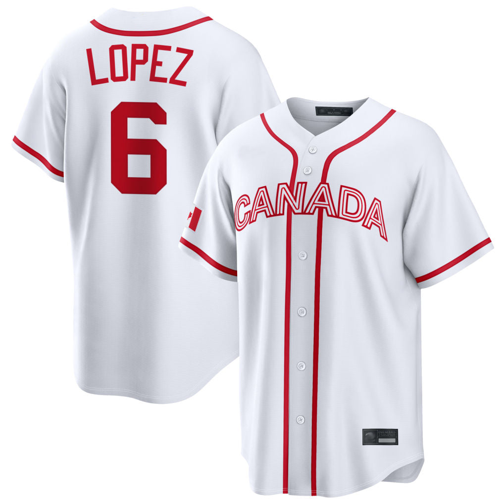M.Marlins #6 Otto Lopez Player White 2026 World Classic Home Pick-A-Player Ddoa Stitched Jerseys