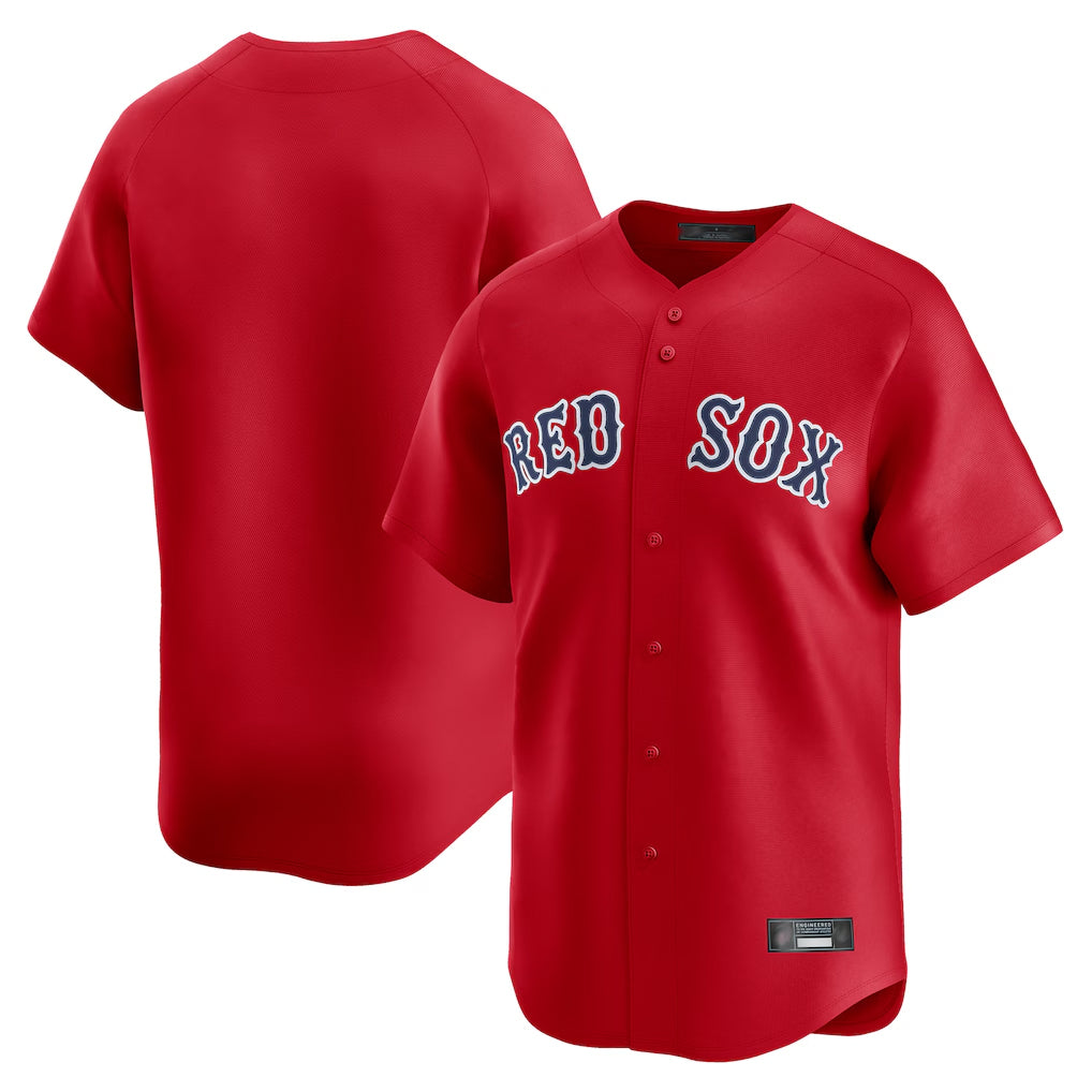 B.Red Sox ## Red Sox Blank Player Red Limited Home Game Ddoa Stitched Jerseys