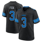 D.Lions #3 Jack Fox Player Black Alternate Home Game Ddoa Stitched Jerseys