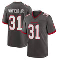 TB.Buccaneers #31 Antoine Winfield Jr. Player Pewter Alternate Home Game Ddoa Stitched Jerseys
