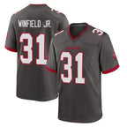 TB.Buccaneers #31 Antoine Winfield Jr. Player Pewter Alternate Home Game Ddoa Stitched Jerseys
