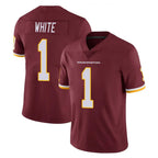 W.Commanders #1 Rachaad White Player Burgundy Limited Team Color Vapor Untouchable Home Game Ddoa Stitched Jerseys
