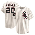 C.White Sox #20 Miguel Vargas Player Cream Cooperstown Collection Limited Home Ddoa Stitched Jerseys