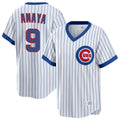 C.Cubs #9 Miguel Amaya Player White T-shirt Cooperstown Collection Limited Ddoa Stitched Jerseys