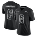 LA.Chargers #8 Omarion Hampton Player Black Limited 2026 Salute to Service Home Game Stitched Jerseys