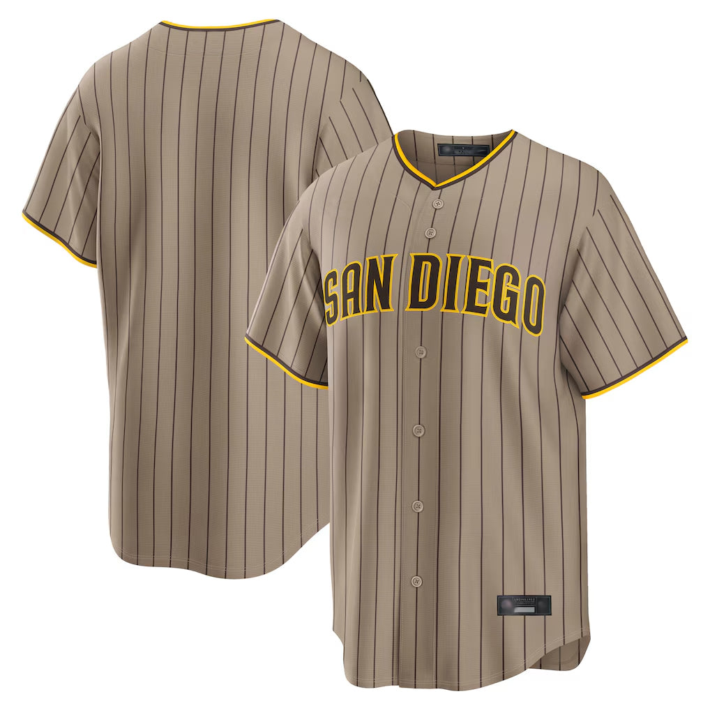 S.Diego Padres ## Diego Padres Blank Player Khaki Home Game Ddoa Stitched Jerseys