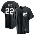 NY.Yankees #22 Ben Rice Player Black Game Home Ddoa Stitched Jerseys